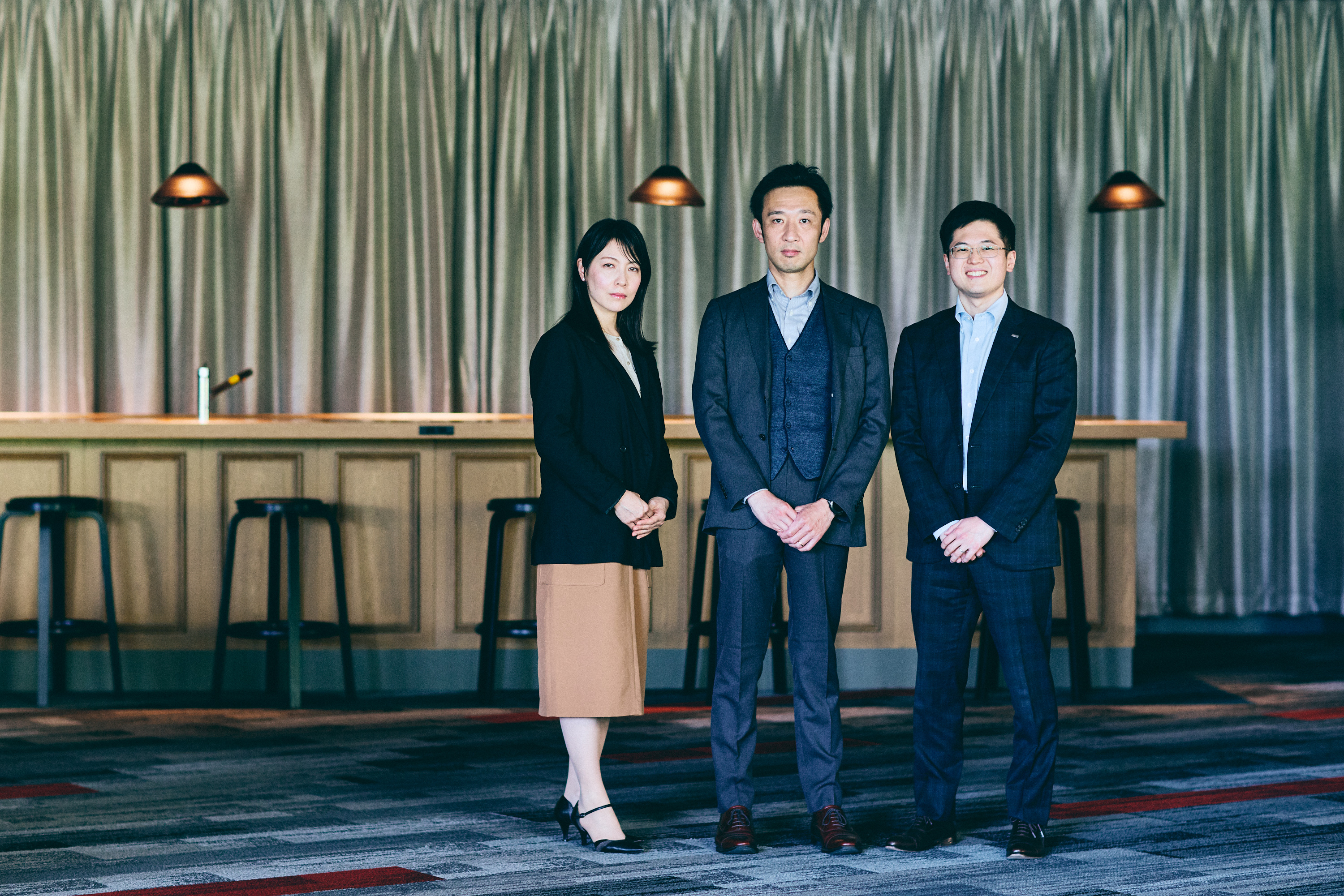 RT稲場とAO藤谷とBK入江の写真