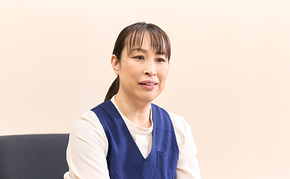 永井 恵子 担当業務は総務・後方業務担当 モットーはトライ&エラー。<br>挑戦を応援してくれる職場で見つけたわたしの役割 永井さんのインタビューを見る。